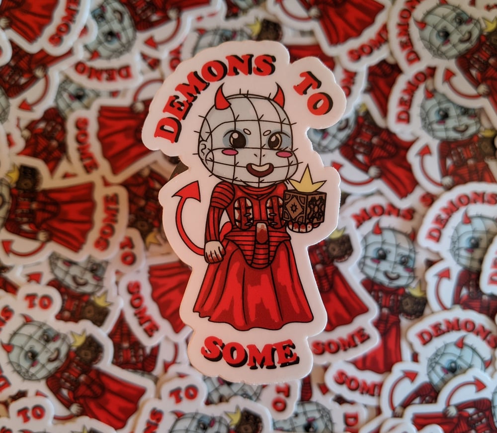 Image of Pinhead Demon Vinyl Sticker