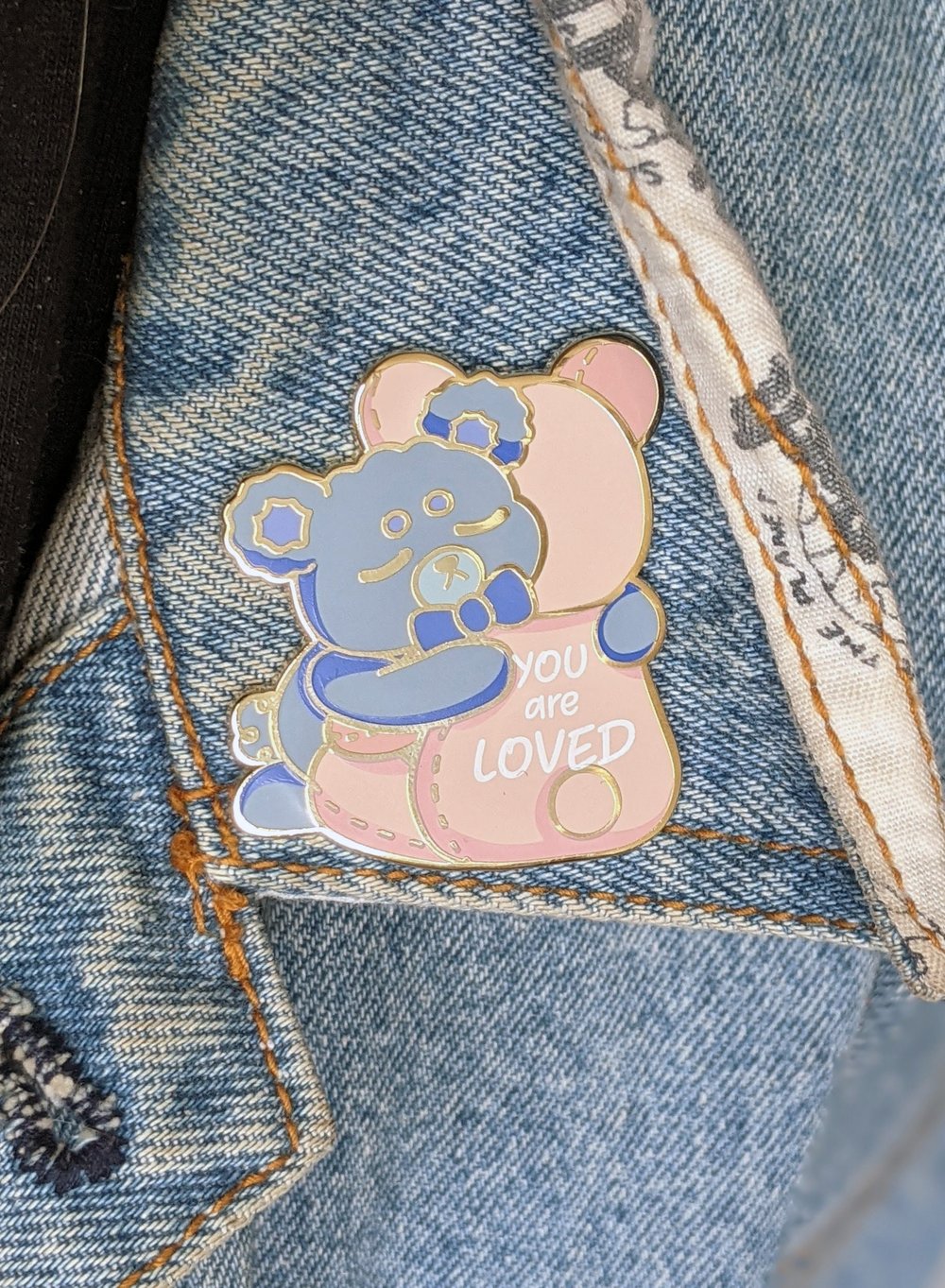 Image of You Are Loved Bears Enamel Pin
