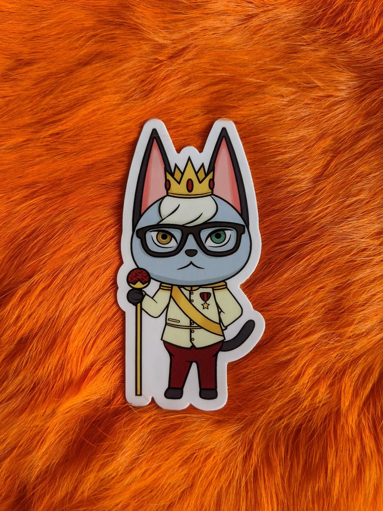 Image of Raymond Prince Charming Halloween Vinyl Sticker