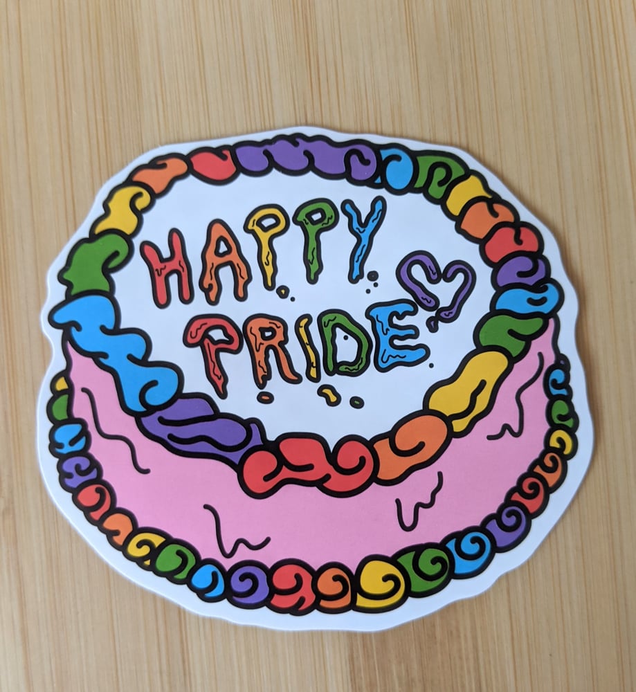 Image of Happy Pride Vinyl Sticker