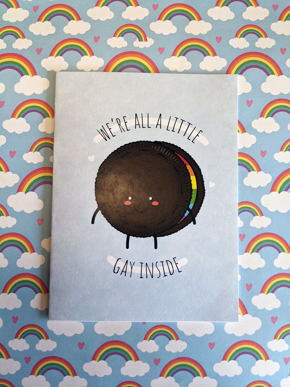 Image of We're All a Little Gay Inside Greeting Card