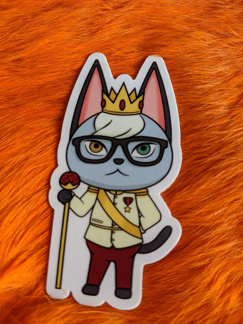 Image of Raymond Prince Charming Halloween Vinyl Sticker