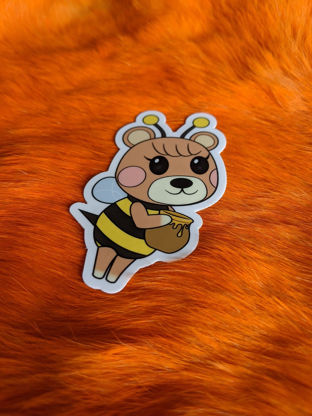 Image of Maple Bee Halloween Vinyl Sticker