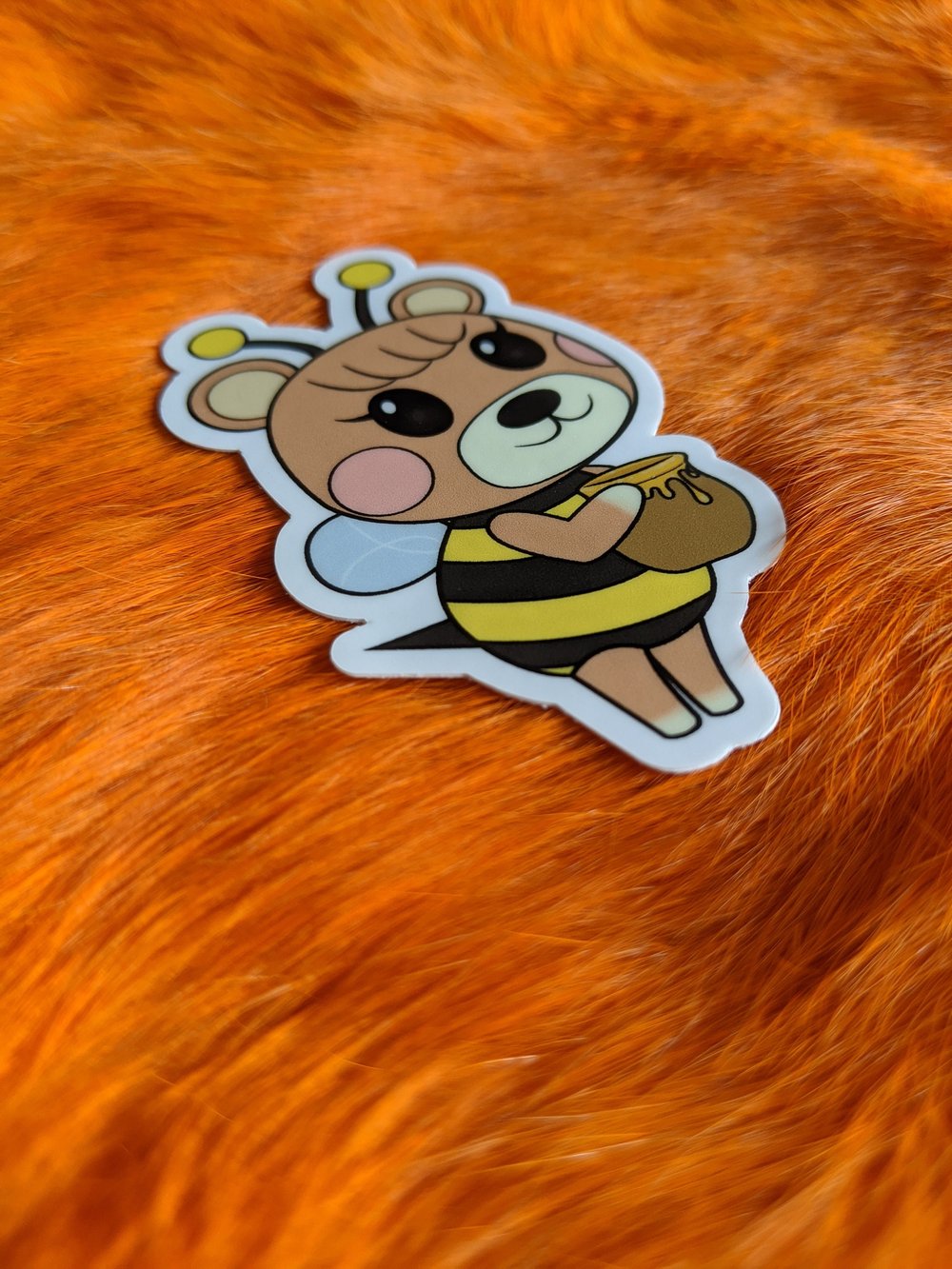 Image of Maple Bee Halloween Vinyl Sticker