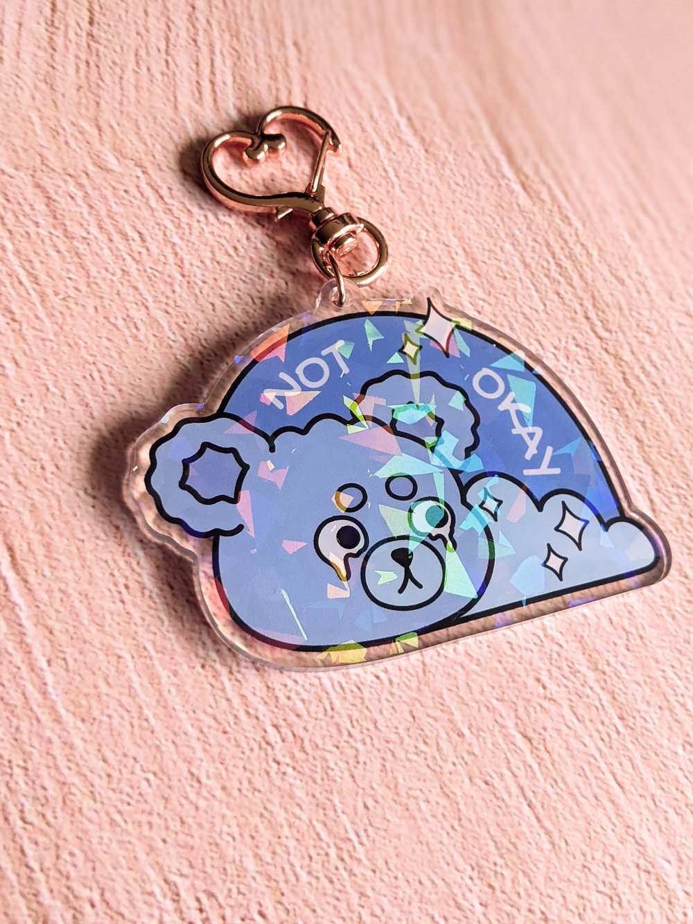 Image of Not Okay Keychain