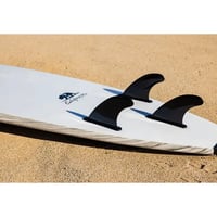 Image 3 of TABLA SURF CBC 7" SOFTBOARD WHITE WOOD DECK