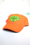the established baseball cap in orange 