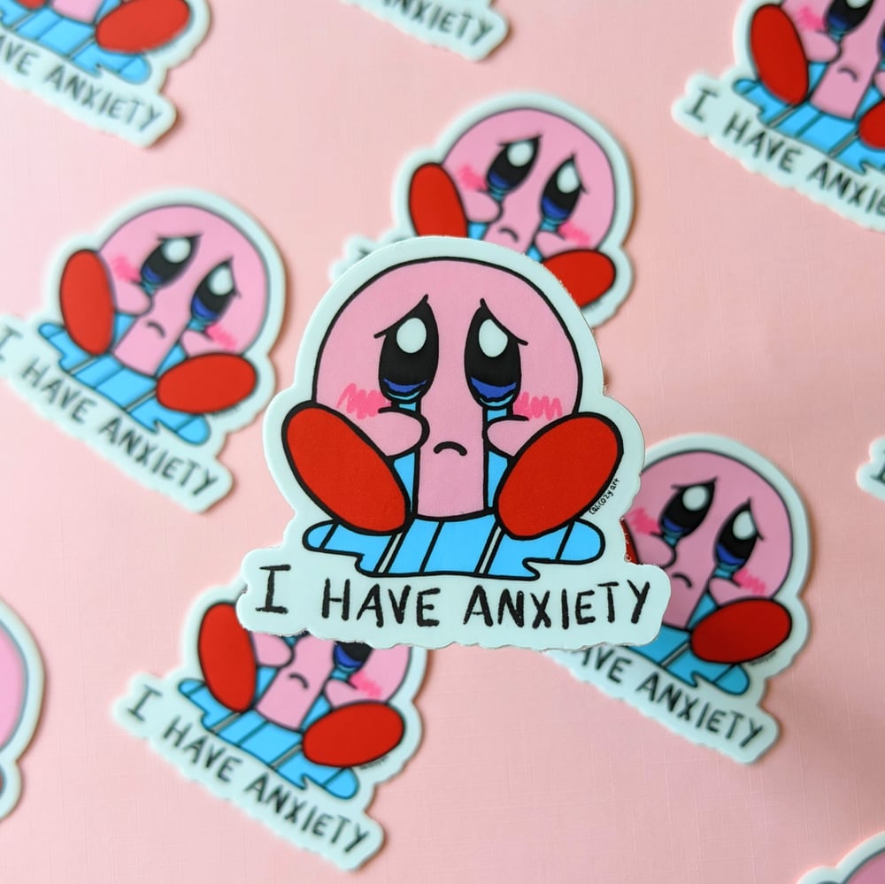 Image of Anxious Kirby sticker