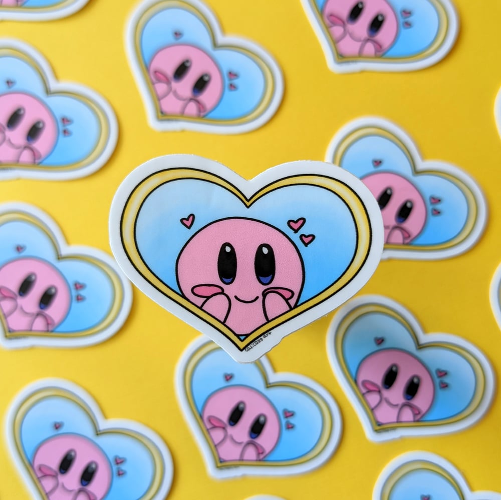Image of Kirby Heart Sticker