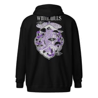 Image 1 of SHROOMIVERSE Black Zip Hoodie