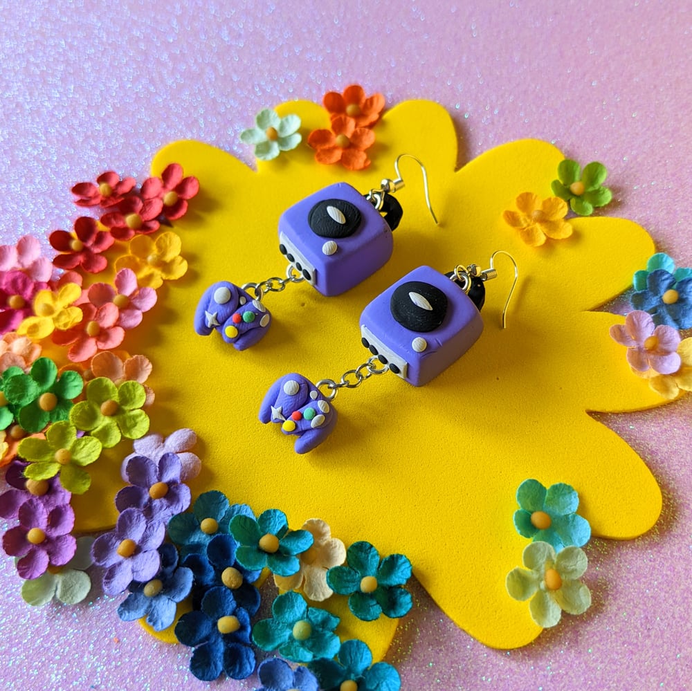 Image of GameCube earrings