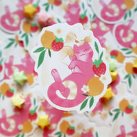 Image 2 of Strawberry Lemonade Clear Sticker