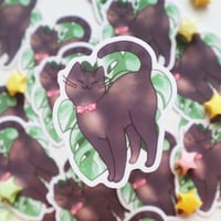 Image 1 of Albo Monstera Clear Sticker