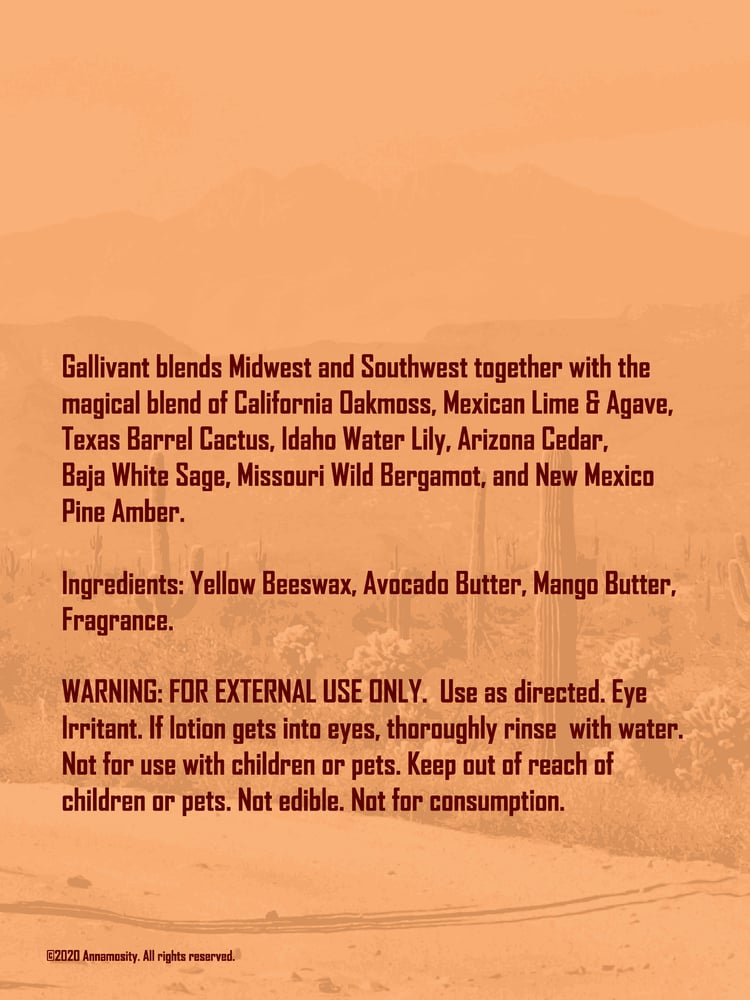 Image of Gallivant - Lotion Bar