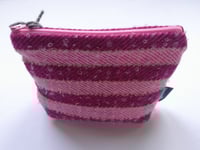 Image 4 of Fancy Tweed Handwoven and Handmade Makeup Bag 5