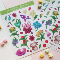 Image 2 of Genshin Flora Sticker Sheet