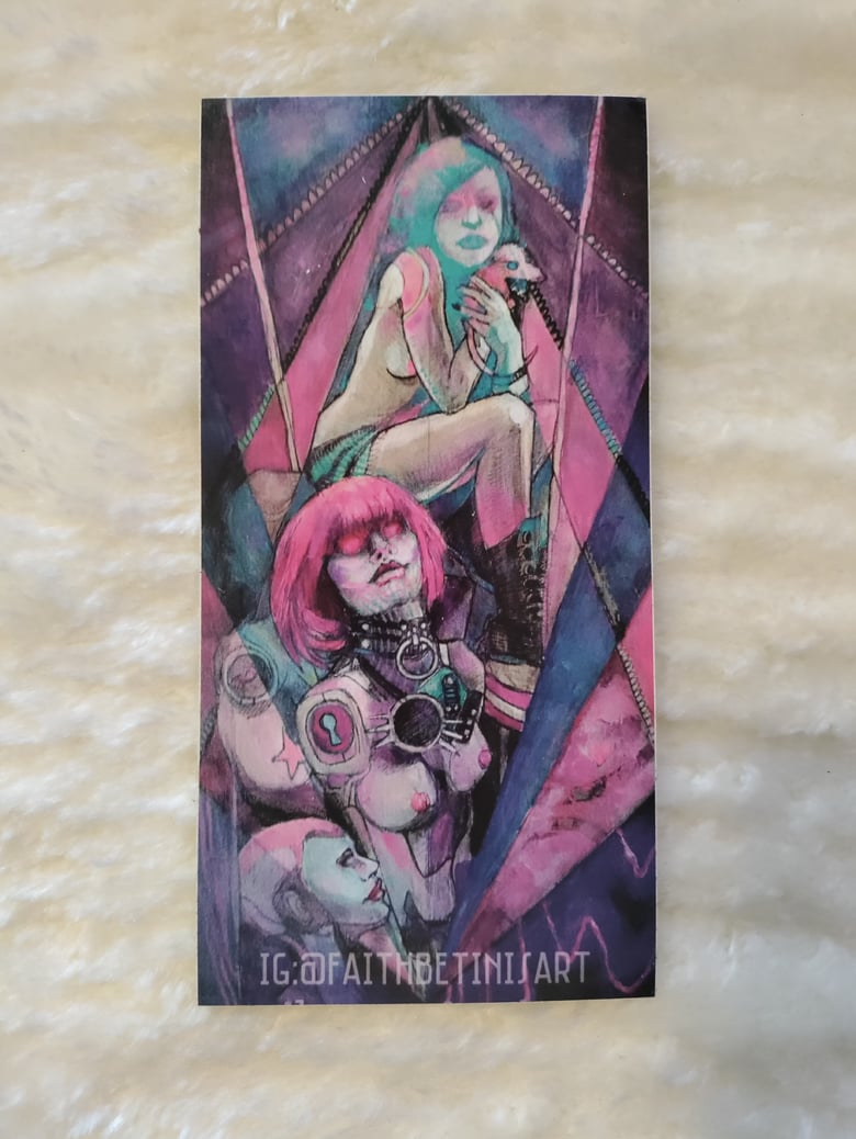 Image of 3"x6" Dollhouse Vinyl Art Sticker 