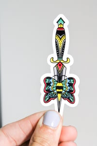 Moth Dagger Sticker