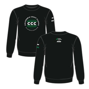 Image of CCC Happy Camper Sweatshirt - Unisex in Dark Heather Grey