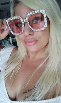 Image 2 of Pink Bling Glasses