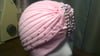 Pink Pleated Turban (Trinity Collection)