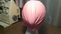 Image 3 of Peach Pleated Turban (Trinity Collection)