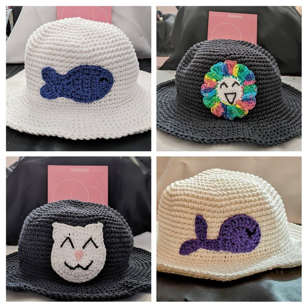 Image of Custom Crochet Bucket Hat 