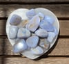 Blue Lace Agate Tumbled Stones 