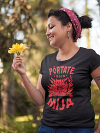 Image 1 of Pórtate Bien Mija Womens T-shirt