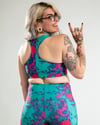 Racer Back Crop Top (choice of prints)