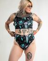 Cross Back Crop Top (choice of prints)