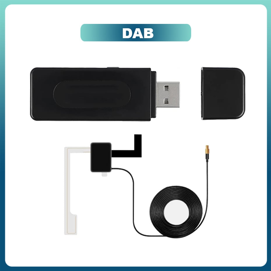 bur i dag Vær venlig DAB + Antenna with USB Adapter Receiver Android Car Stereo Player Car GPS  Receiver For Universal | LIONZ DEALZ