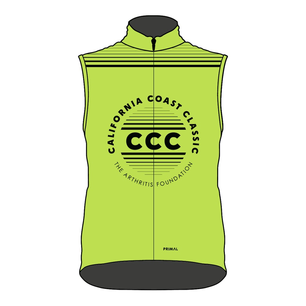 Image of Hi-Viz CCC Fluro Wind Vest - Men's/Unisex