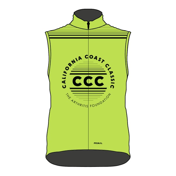 Image of Hi-Viz CCC Fluro Wind Vest - Men's/Unisex
