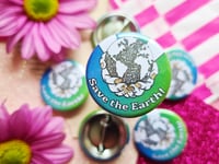 Image 1 of Pin Badge: Save the Earth!