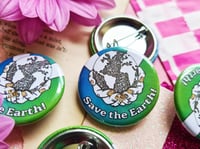 Image 2 of Pin Badge: Save the Earth!