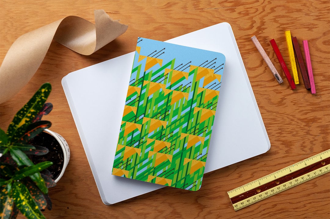 Image of "Daylilies" Layflat Notebook