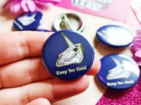 Image 3 of Pin Badge: Keep Yer Heid!
