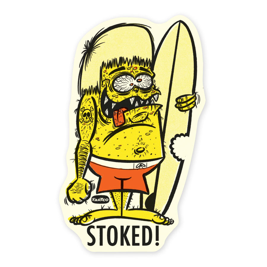 Image of Stoked Sticker