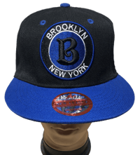Image 1 of Men's 3D Embroidered Adjustable Brooklyn Snapback,  