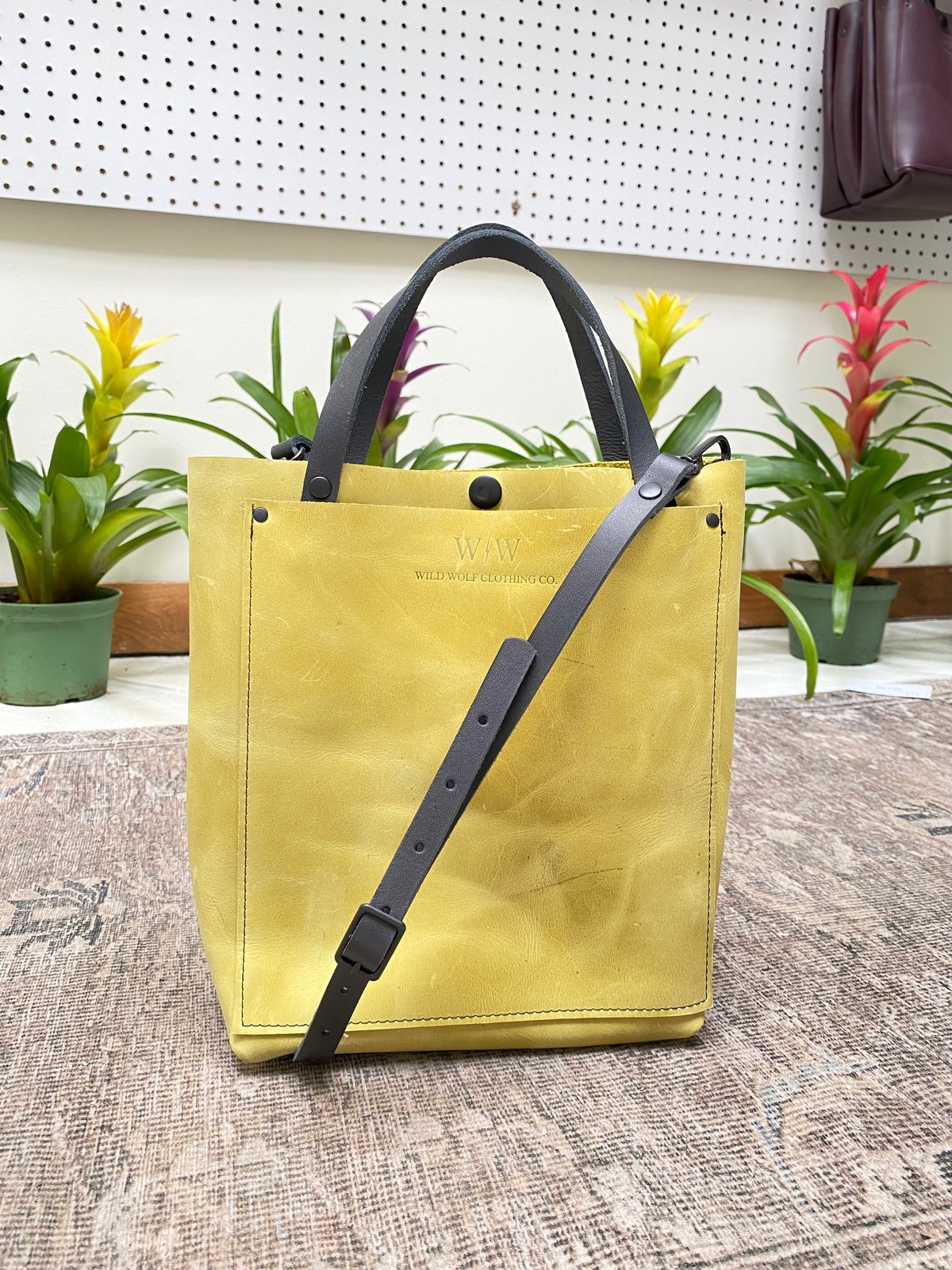 Tiny Tote - chartreuse 