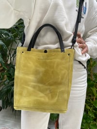 Image 3 of Tiny Tote - chartreuse