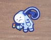 Sad Astronaut Sticker | Original Artwork | Reentry | Vinyl Sticker