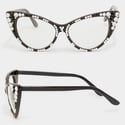 Crystal Cat Eye All Purpose Frames, Bling Eyewear