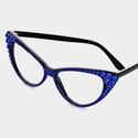 Crystal Cat Eye All Purpose Frames, Bling Eyewear