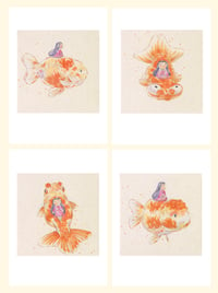 Image 1 of Goldfish Keepers | 4-Pack 5 x 7" Prints