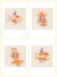 Image 1 of Goldfish Keepers | 4-Pack 5 x 7" Prints