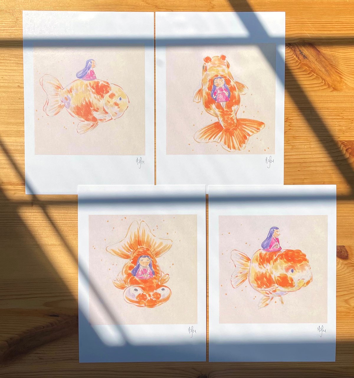 Goldfish Keepers | 4-Pack 5 x 7" Prints