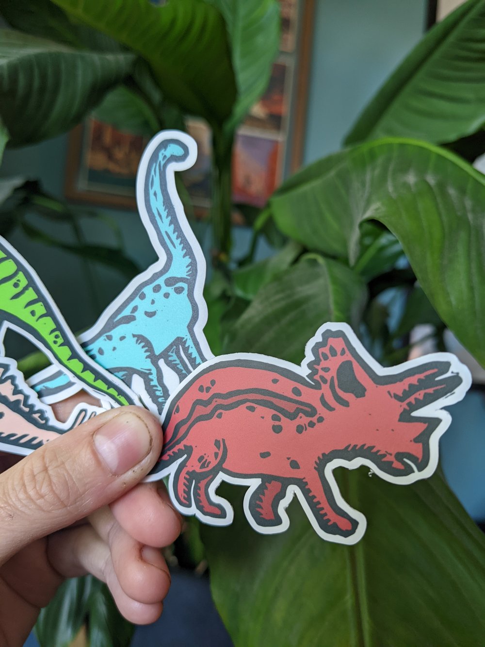 Dino stickers 