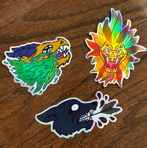 Image of Holo Stickers - Beasties